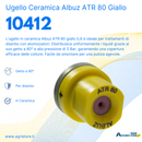 Ugello in ceramica Albuz ATR 80 giallo 0,6 confezione da 3 pezzi