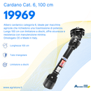 Cardano Ama con limitatore a dischi di attrito cat. 6 100cm 2 ferodi