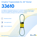 Cinghia trapezoidale 5L 44"