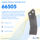 Zappa dx L 163,H 92,s 20,foro 10,5