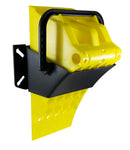 Porta cuneo ferma ruota con raggio 460mm nero