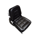Sedile in ecopelle con guide pesanti e microswitch Ama