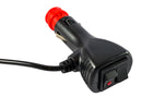 Lampeggiante a led blu 12-24V base magnetica