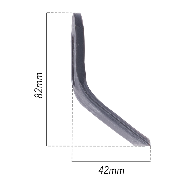 Coltello trincia a Y lunghezza 82mm adattabile Noremat 103006 Confezione da 2pz (4)