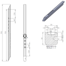 Scalpello adattabile Nardi 6CS 64 35X35 sx