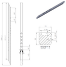 Scalpello sx Ama per aratri adattabile a Sogema e Viviani 35x35
