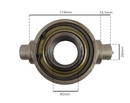 Cuscinetto Ama Ø 45mm completo di attacchi per frangizolle adattabile Nardi