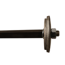 Asse porta dischi frangizolle di 2370mm sezione 25x25mm