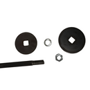 Asse porta dischi frangizolle di 2370mm sezione 25x25mm