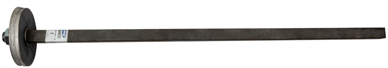 Asse porta dischi frangizolle di 1008mm sezione 30x30mm