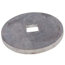 Flangia 135X10 foro quadro 26mm concava