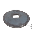 Flangia 145X12 foro quadro 31mm concava