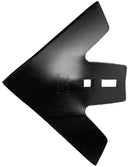 Vomerina di ricambio per coltivatori dimensioni di 205x225 mm fori quadri Ø 11,8mm