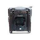 Sedile in ecopelle nera seatindustries con molleggio meccanico