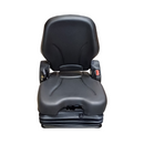 Sedile in ecopelle nero con molleggio pneumatico seatindustries