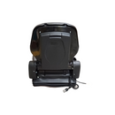 Sedile in ecopelle nero con molleggio pneumatico seatindustries