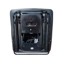 Sedile in ecopelle nero con molleggio pneumatico seatindustries