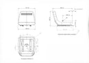 Sedile in ecopelle nero con monosocca esterna seatindustries