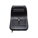 Sedile in ecopelle nero con monosocca esterna seatindustries