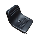 Sedile in ecopelle nero con monosocca esterna seatindustries