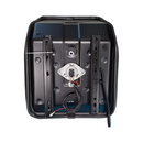 Sedile in ecopelle nero con monosocca esterna seatindustries