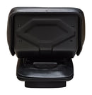 Sedile in ecopelle nera seatindustries con suspensione meccanica