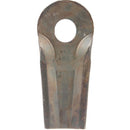 Coltello Bombato 112x50mm Foro Spessore 4mm Kuhn 56840000 confezione da 10 pezzi