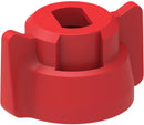 Ghiera a baionetta rossa per attacco rapido ugelli confezione da 15 pezzi