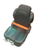 Sedile Komodo in sky nero con sospensione meccanica e microswitch