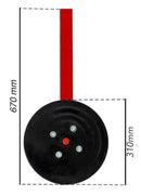 Avanvomere completo con disco 310mm e braccio 500x300mm