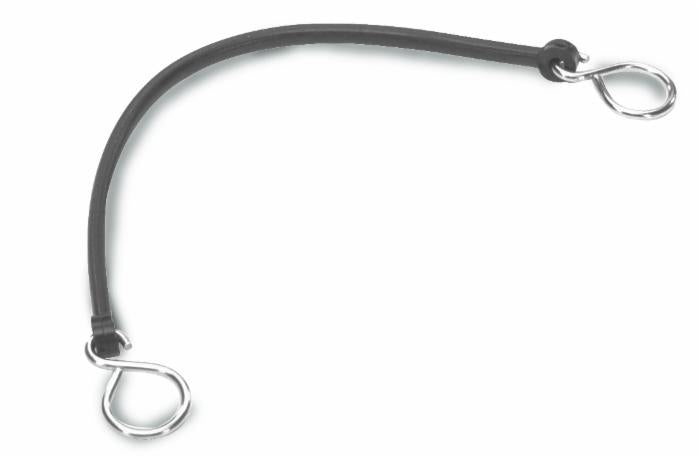 Tirante in gomma per spine a scatto lunghezza 240 + ganci confezione da 30 pezzi