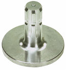 Alberino scanalato con flangia con profilo interno 1"3/8