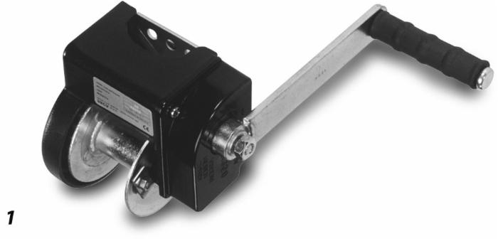 Argano per trazione con freno portata 700kg