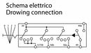 Commutatore luci 12V 4 posizioni con avvisatore acustico dima 22,5mm