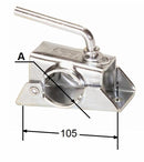 Morsetto Fissaggio Servotimone Tubo Ø 48mm confezione da 2 pezzi