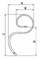 Molla flex per vibrocoltivatori 32x10mm