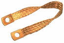Treccia di massa flessibile in rame 500mm sezione 50mm² fori ø 12,5mm
