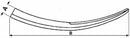 Dente per forcone super pesante lunghezza 600mm larghezza 56mm
