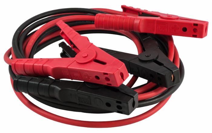 Cavo d'avviamento batteria in rame 400A sezione 35mm² lunghezza 3500mm in valigetta