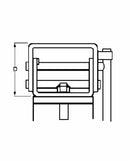 Servotimone tipo cric ø70x260mm