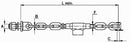 Catena imbrigliamento 2+2 maglie adattabile a Landini 6500