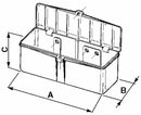Cassetta porta attrezzi in plastica 270x140x150mm