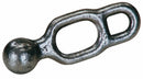 Doppio anello fermo per cerniere l=120mm confezione da 3 pezzi