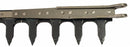 Dentiera 12 denti a testa tranciata lunghezza 1,82 mt adattabile a Gribaldi e amp, Salvia Superior 72