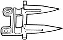 Dente doppio adattabile New Holland 379720930 confezione da 5 pezzi