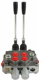 Distributore Walvoil SD5 con 2 leve a semplice effetto e doppio effetto - 40L