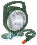 Faro da lavoro alogeno Ø 161mm con base magnetica e cavo spiralato