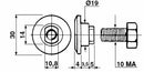 Piattello Portalama con Bullone BCS 562296140 + 311122081 confezione da 5 pezzi