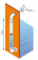 Kit indicatore di livello per cisterne e serbatoi