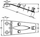 Piastra portacoltello adattabile Morra 3804203003